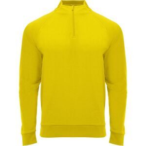 Roly Unisex Adult Epiro Quarter Zip Long-Sleeved Sweatshirt / Yellow